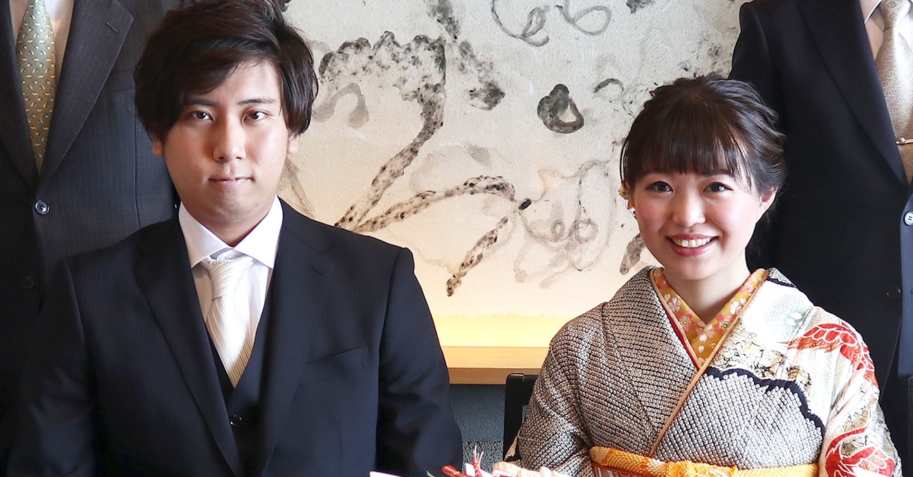 信頼感ある装いで頑張ってほしい。想いが伝わる結納返し