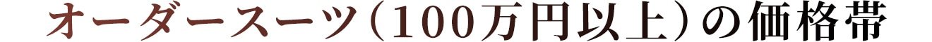 オーダーシャツの価格帯