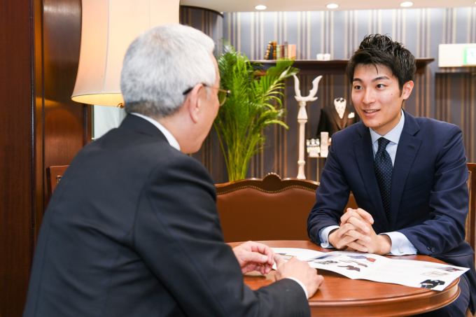 銀座英國屋・オーダースーツ・フルオーダースーツ