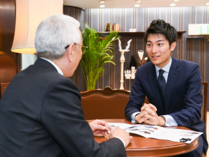 オーダースーツ・フルオーダースーツ・銀座英國屋・無料オーダー体験