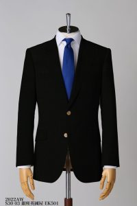 オーダースーツ・フルオーダースーツ・銀座英國屋・黒礼服地