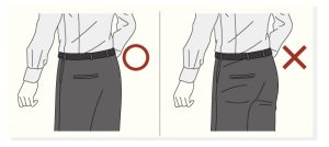 スラックスとは？横ジワはNG