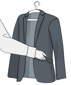 スーツの持ち運び方とたたみ方は?スーツのジャケットのたたみ方