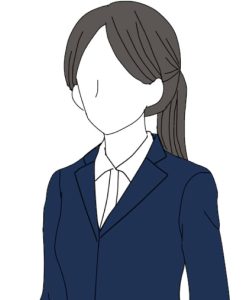 就活用スーツ(リクルートスーツ)の正解は?男女別に詳しく解説、女性が就活用スーツを着こなすポイント、ヘアスタイルは清潔感を意識する