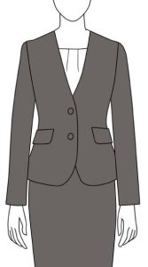 ノーカラージャケットの着こなし方は?シーン別おすすめコーデを紹介、ノーカラージャケットの種類、Vノーカラージャケット