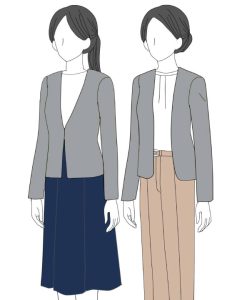 ノーカラージャケットの着こなし方は?シーン別おすすめコーデを紹介、ノーカラージャケットを着こなすコツ、ボトムスと合わせた印象も確かめておく